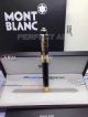 Perfect Replica AAA Mont Blanc Daniel Defoe Black Ballpoint Pen Gold Clip (2)_th.jpg